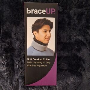 BraceUP Soft Cervical Collar - Gray